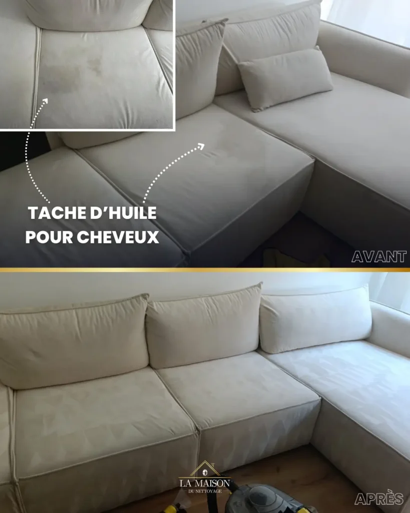 Prix nettoyage canapé à domicile