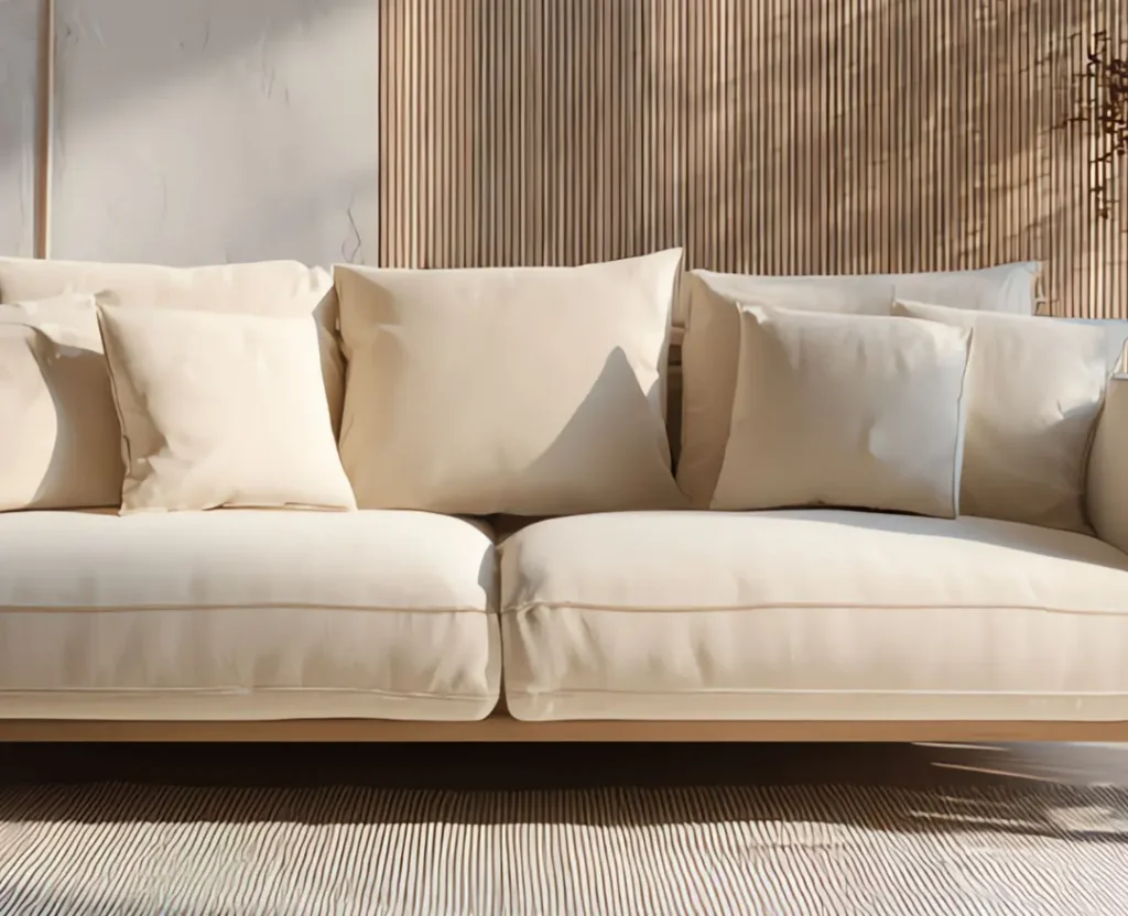 Nettoyage canapé beige