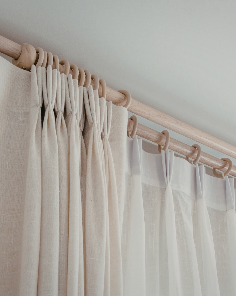 nettoyage de rideaux à domicile