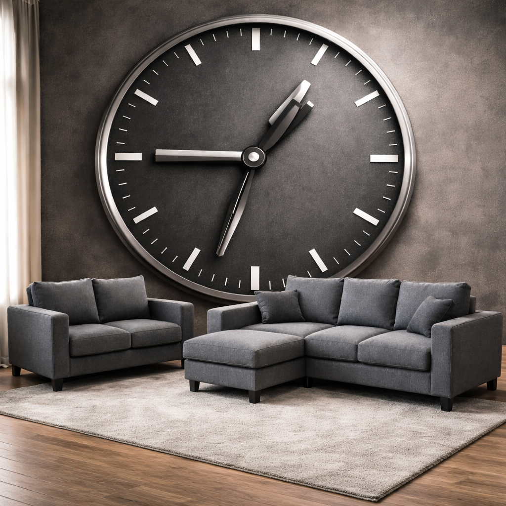 Combien de temps dure un nettoyage de canapé ?