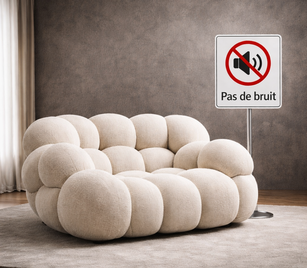canapé nettoyage bruit