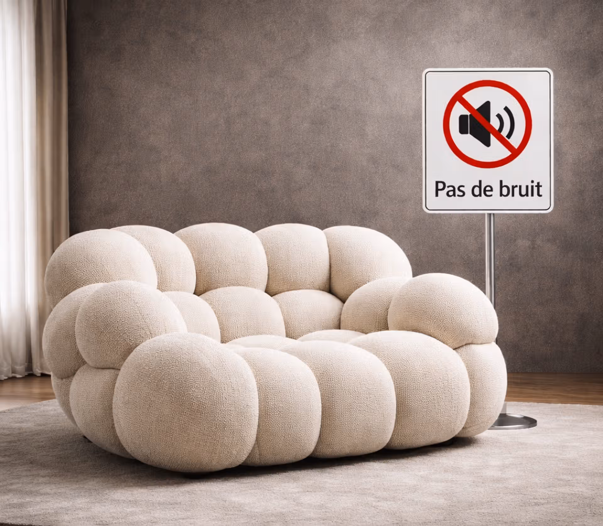 canapé nettoyage bruit