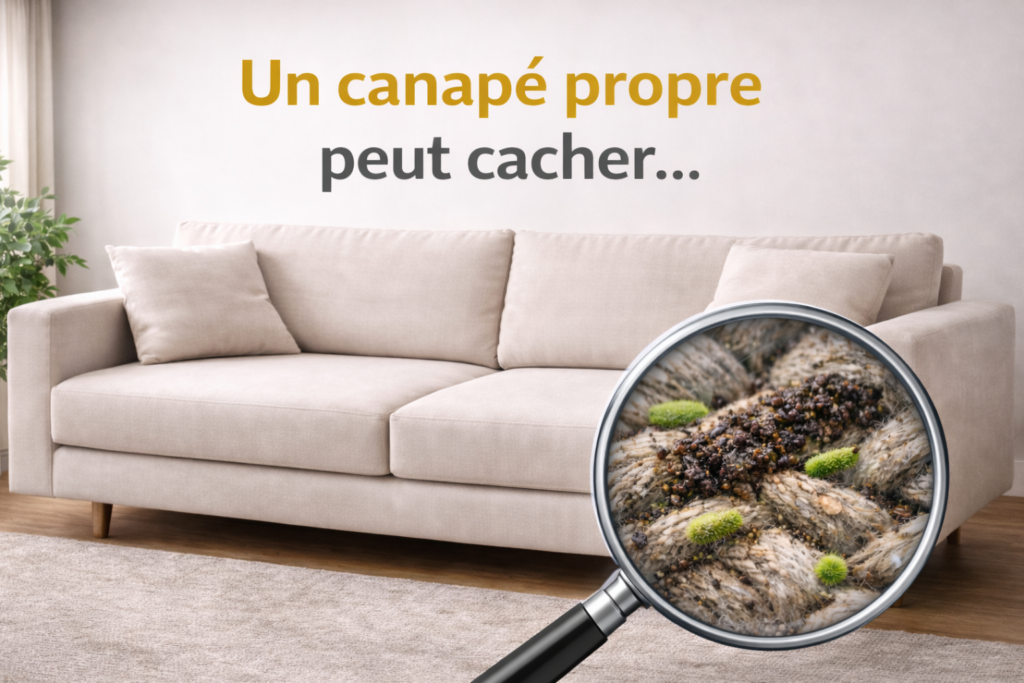 nettoyage canapé pas sale
