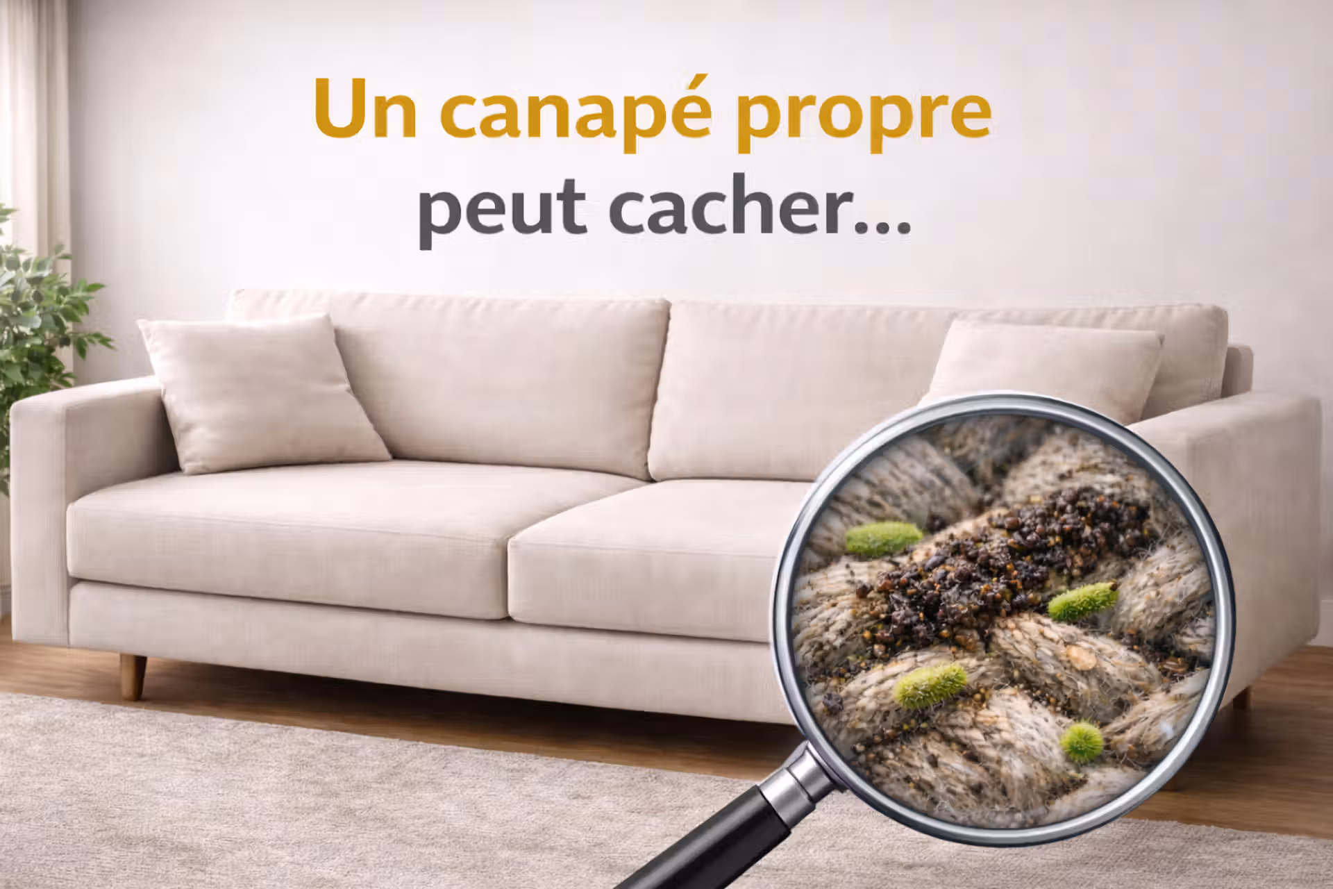 nettoyage canapé pas sale