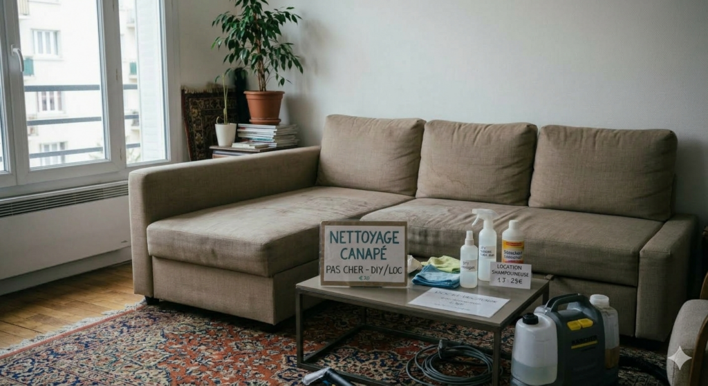 nettoyage canapé pas cher