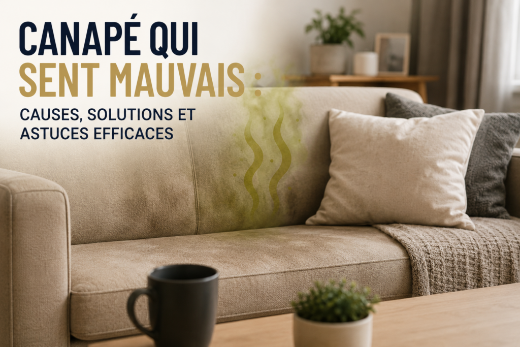 canapé qui sent mauvais Paris Île-de-France - nettoyage professionnel élimination odeurs